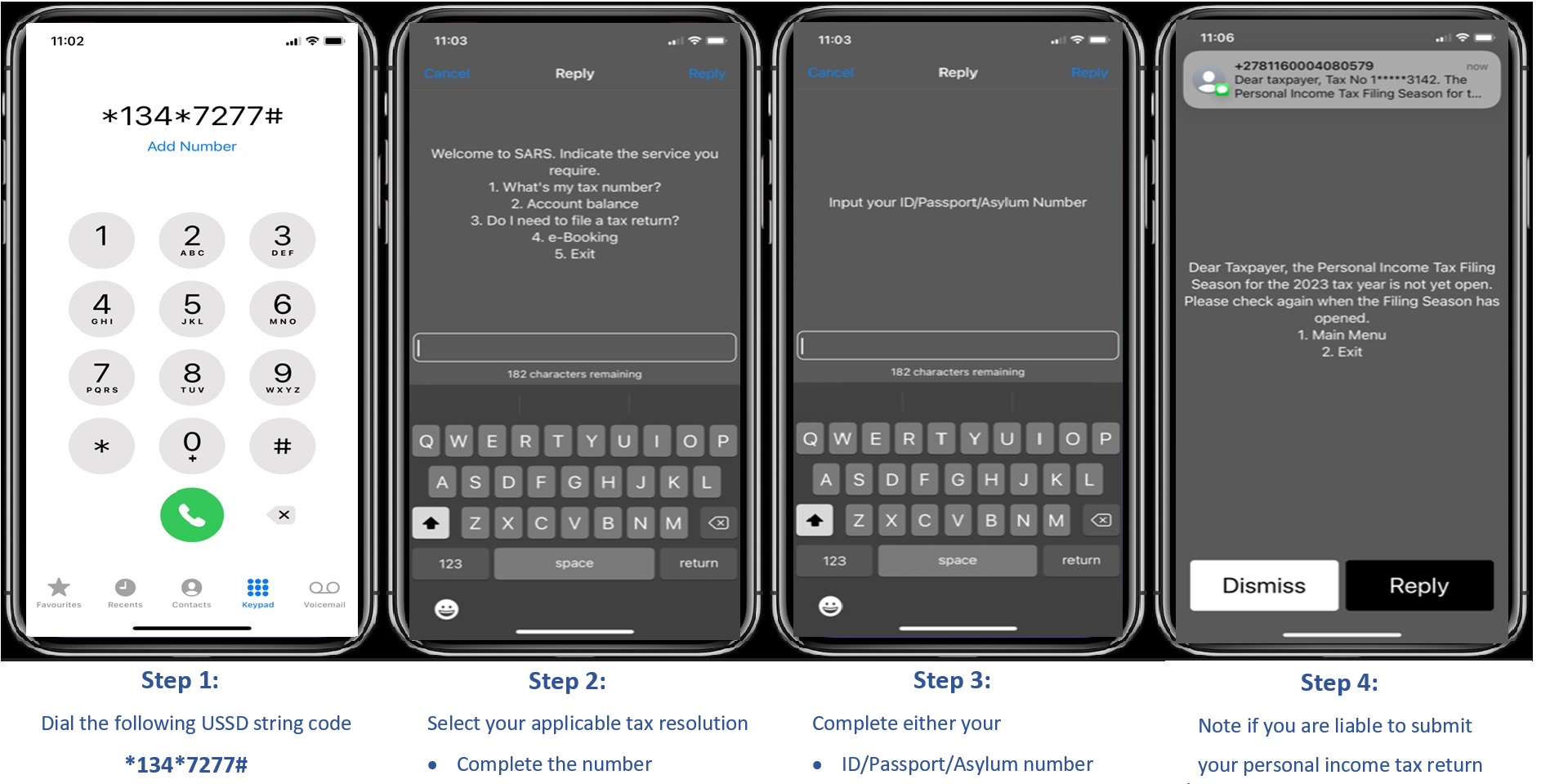 SARS USSD Services Gometa SARS USSD Services Gometa