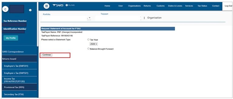 How to eFile Your Provisional Tax Return | South African Revenue Service