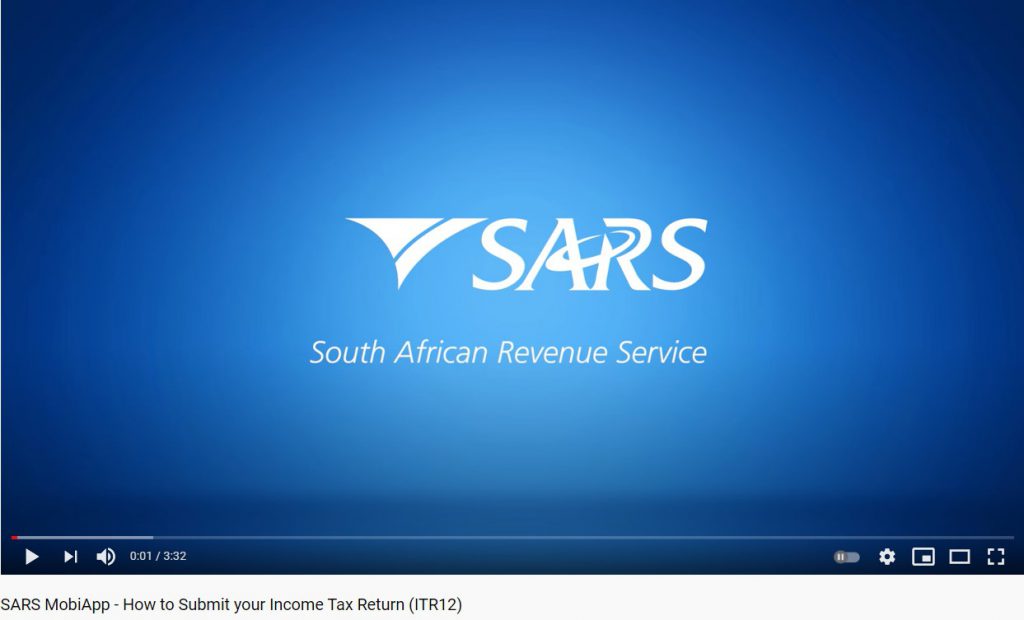 Sars mobi app south african revenue service