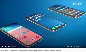 Youtube - How to check if you have the correct version of the operating system to download the SARS MobiApp