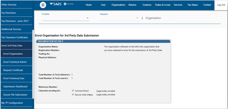 Guide for the Submission of Third-Party Data using the HTTPS Channel ...