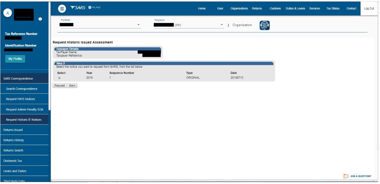 FAQ Where do I find my Notice of Assessment (ITA34) to see if I owe SARS money? South African