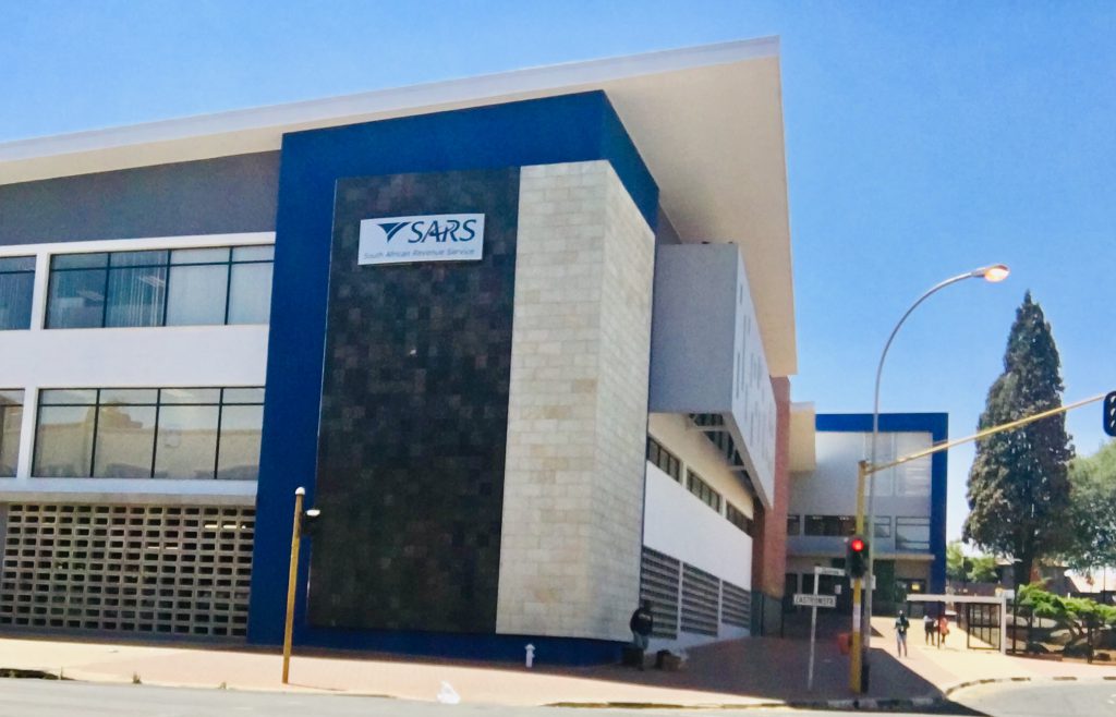 Exterior of SARS Bloemfontein branch