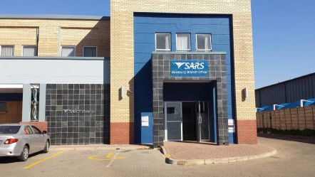 Exterior of SARS Boksburg branch