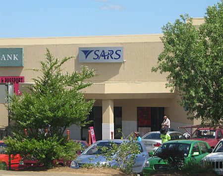 Exterior of SARS Edenvale branch