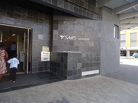 Exterior of SARS Klerksdorp branch