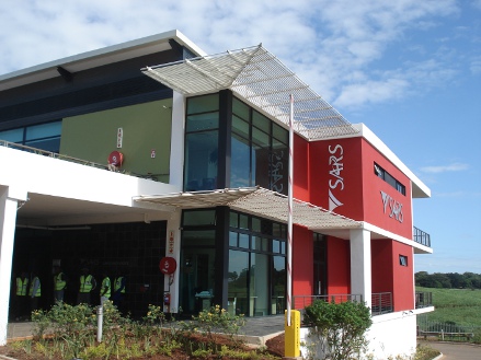 Exterior of SARS Umhlanga Ridge branch