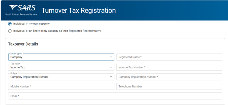 Guide to Administration of Turnover Tax | South African Revenue Service
