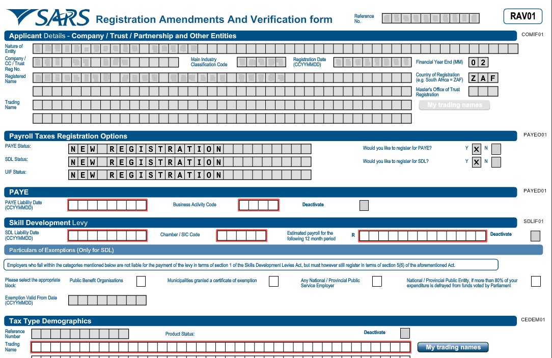 How to register for PAYE on eFiling South African Revenue Service How to register for PAYE on eFiling South African Revenue Service