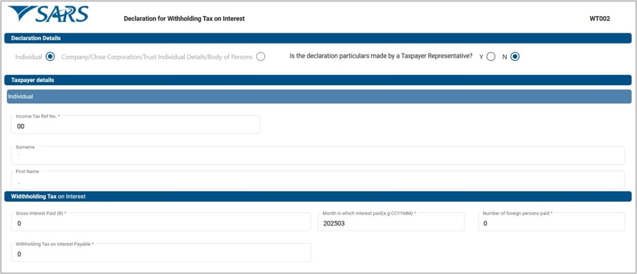 How To Pay WTI on eFiling | South African Revenue Service